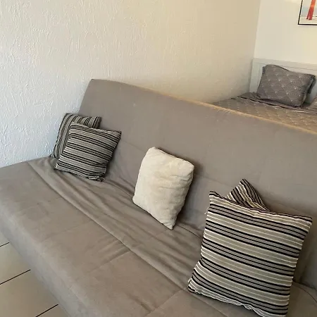 Grand 7 Minutes De La Et Climatise Sur Juan Les Pins Apartamento
